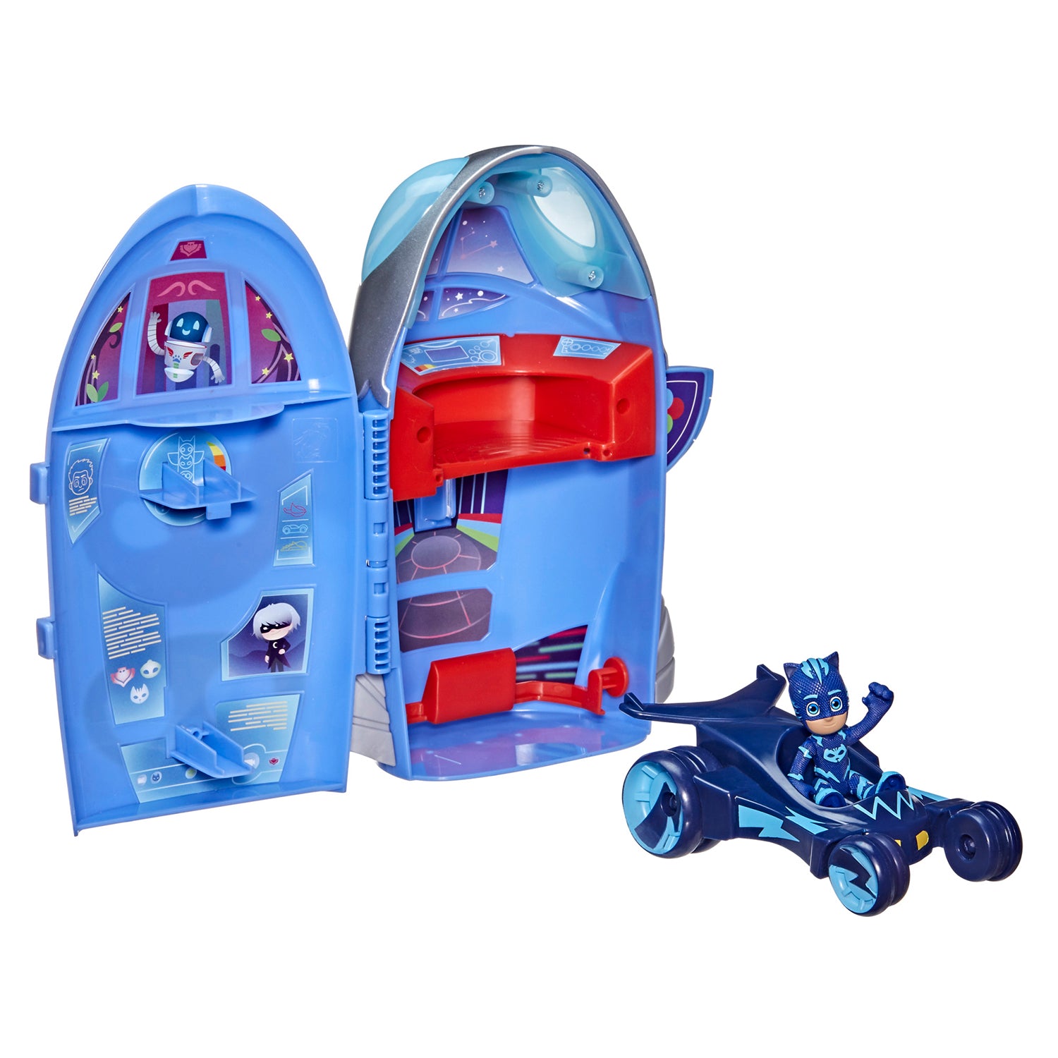 HASBRO - PJ Masks Super pigiamini Quartier Generale 2 in 1 HQ